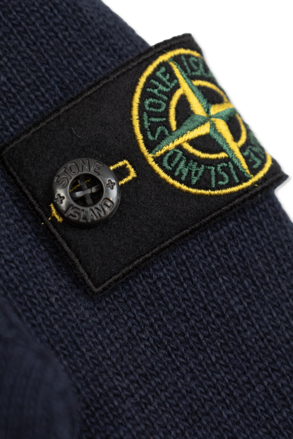 Stone Island Junior Suéter con logo