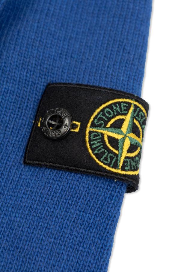 Stone Island Junior Suéter con logo