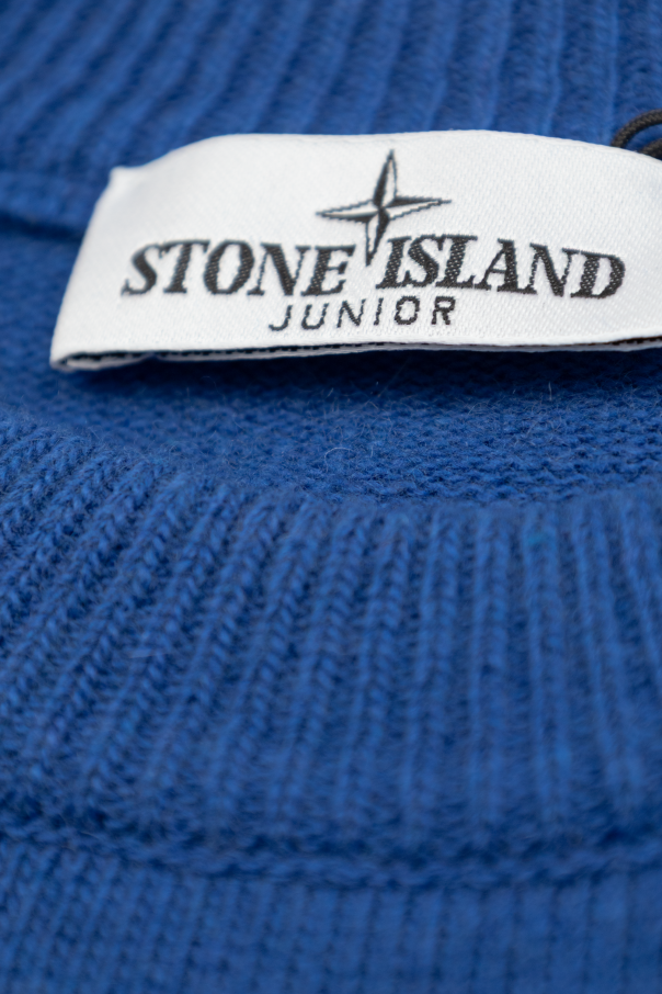 Stone Island Junior Suéter con logo