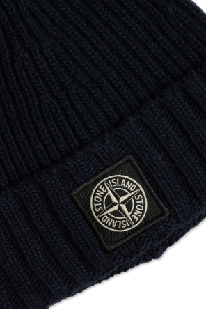 Stone Island Junior Set: cardigan, scarf and hat
