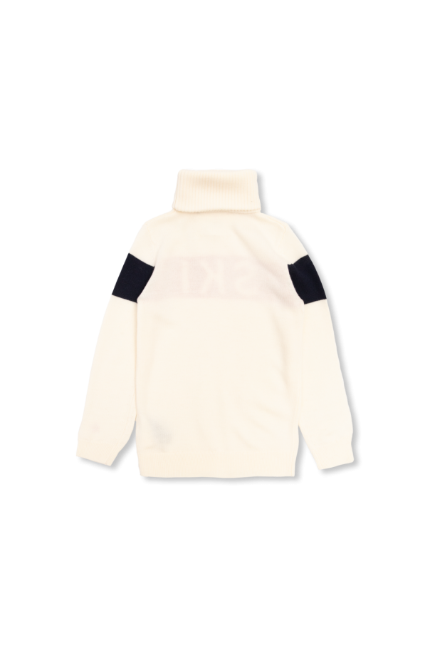 Perfect Moment Kids Turtleneck Ventile sweater with logo