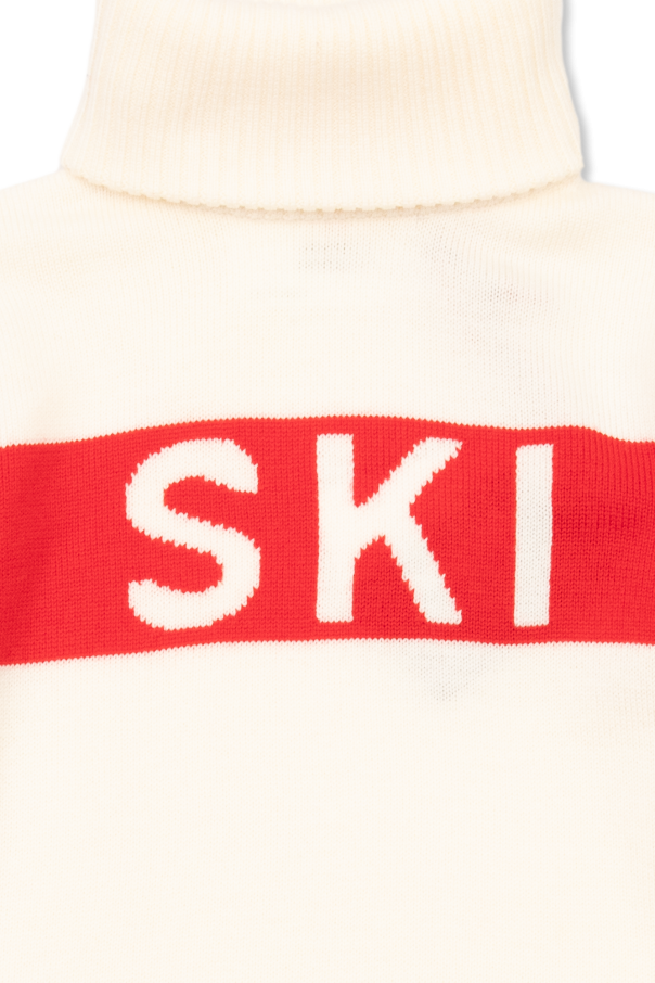 Perfect Moment Kids Turtleneck sweater con with logo