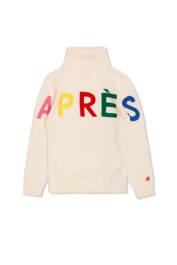 Wool turtleneck sweater with logo od Perfect Moment Kids