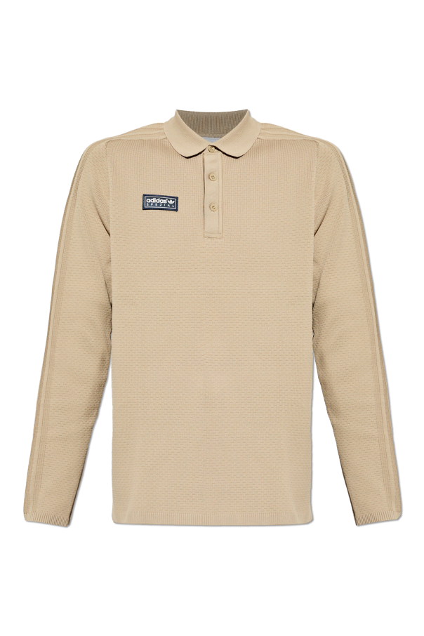 Polo with logo patch od ADIDAS Originals