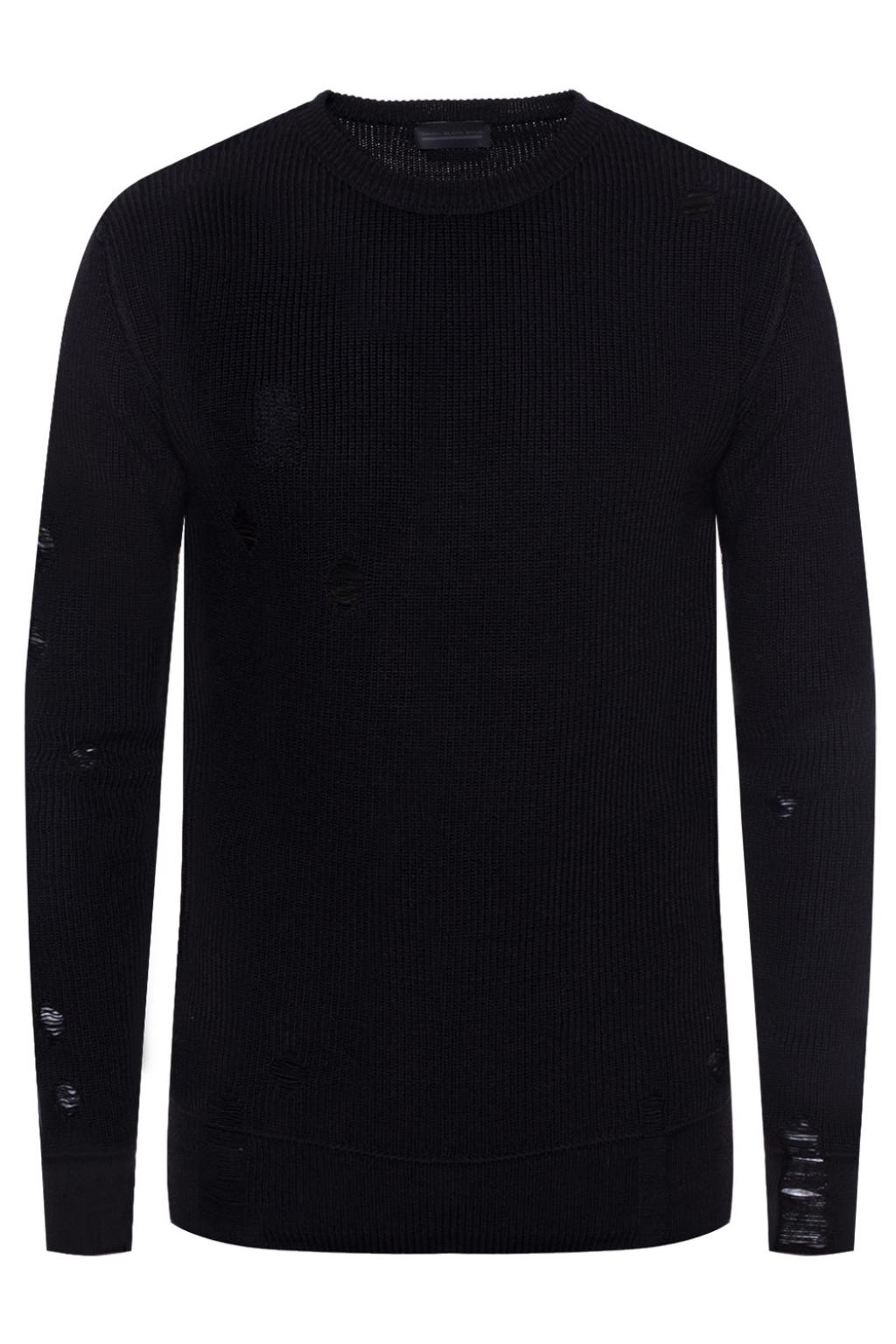 grad Imagination Gensidig Ribbed sweater with holes Diesel Black Gold - Vitkac US