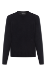 Tom Ford BLACK Cashmere sweater with embroidered logo