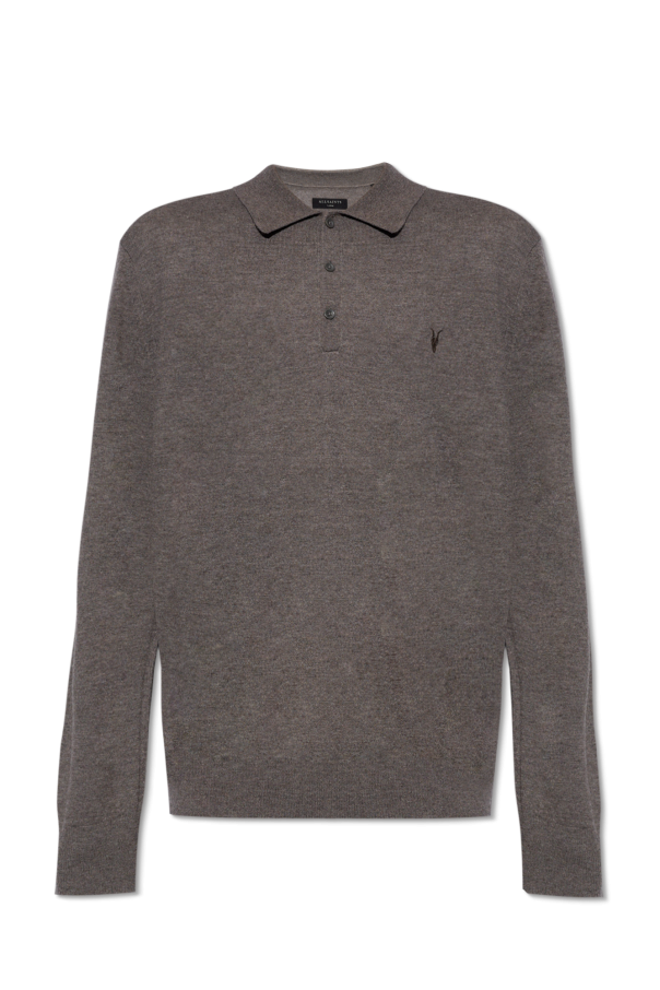 ‘Kilburn’ sweater with collar od AllSaints