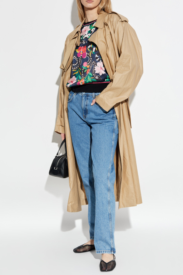 Kate Spade Suéter de materiales combinados