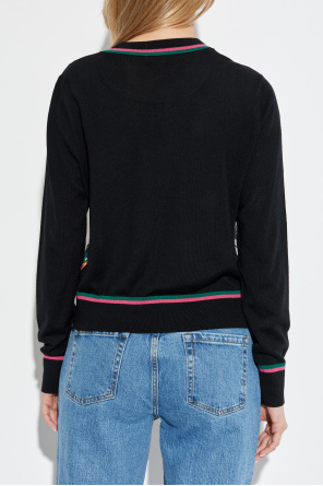 Kate Spade Suéter de materiales combinados