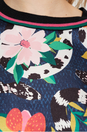 Kate Spade Suéter de materiales combinados