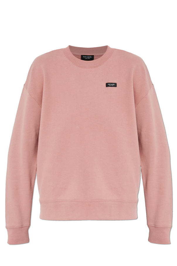 Sweatshirt with logo patch od Kate Spade