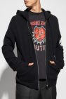 Zadig & Voltaire BLACK ‘Clash’ cashmere hoodie