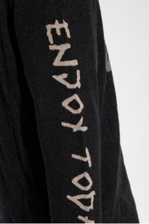 Zadig & Voltaire ‘Clash’ wool print hoodie