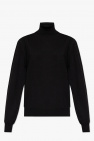 Lemaire BLACK Wool turtleneck sweater