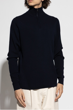 Sease Wool sweater with a stand-up collar