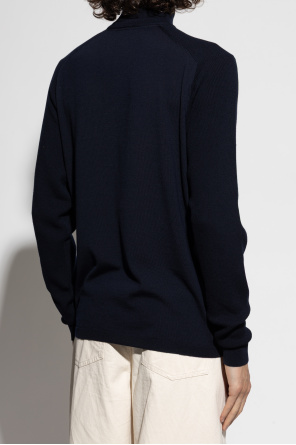 Sease Wool sweater with a stand-up collar