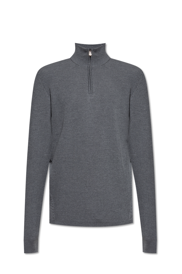 Wool sweater with stand-up collar od Sease