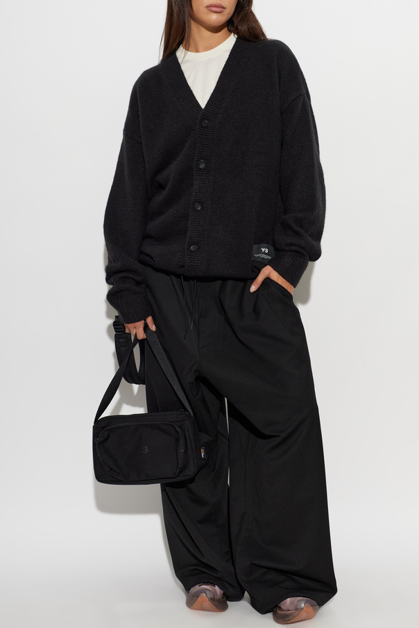Y-3 Cardigan with Logo Patch