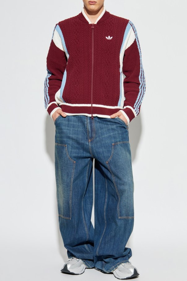 ADIDAS Originals Cárdigan con logo bordado