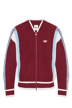 Cárdigan con logo bordado