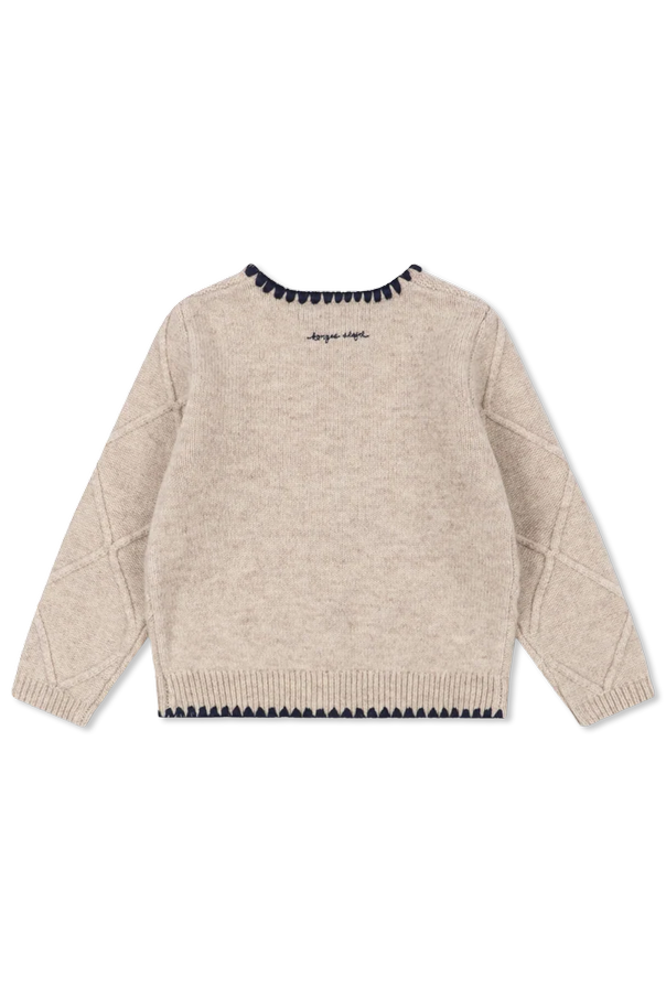 Konges Sløjd Casaco de malha de lã ‘Iska’