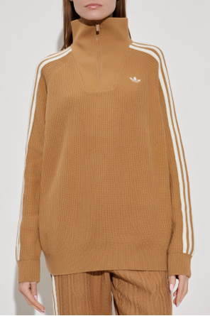 ADIDAS Originals Suéter con cuello con cremallera