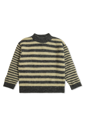 Sweater with striped pattern