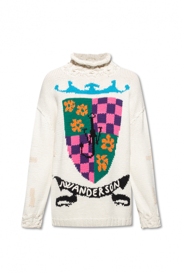 JW Anderson Marvel Lisanslı Baskılı Uzun Kollu Sweatshirt