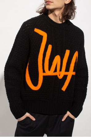 JW Anderson Wool longsleeve sweater with logo