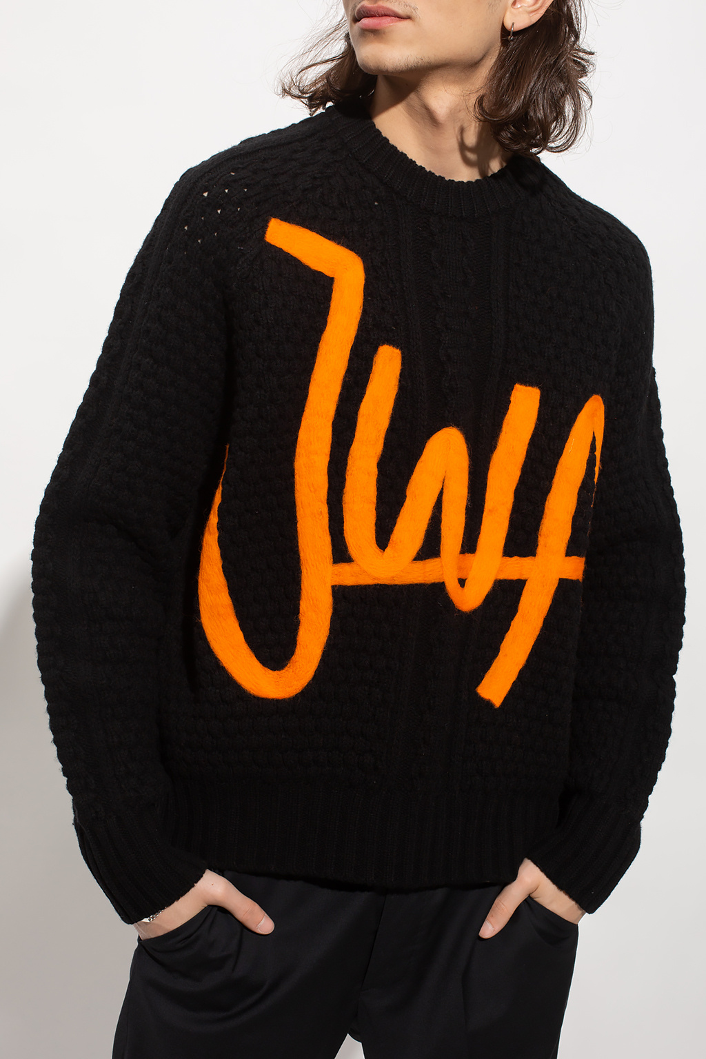JW Anderson Wool sweater Fleece with logo