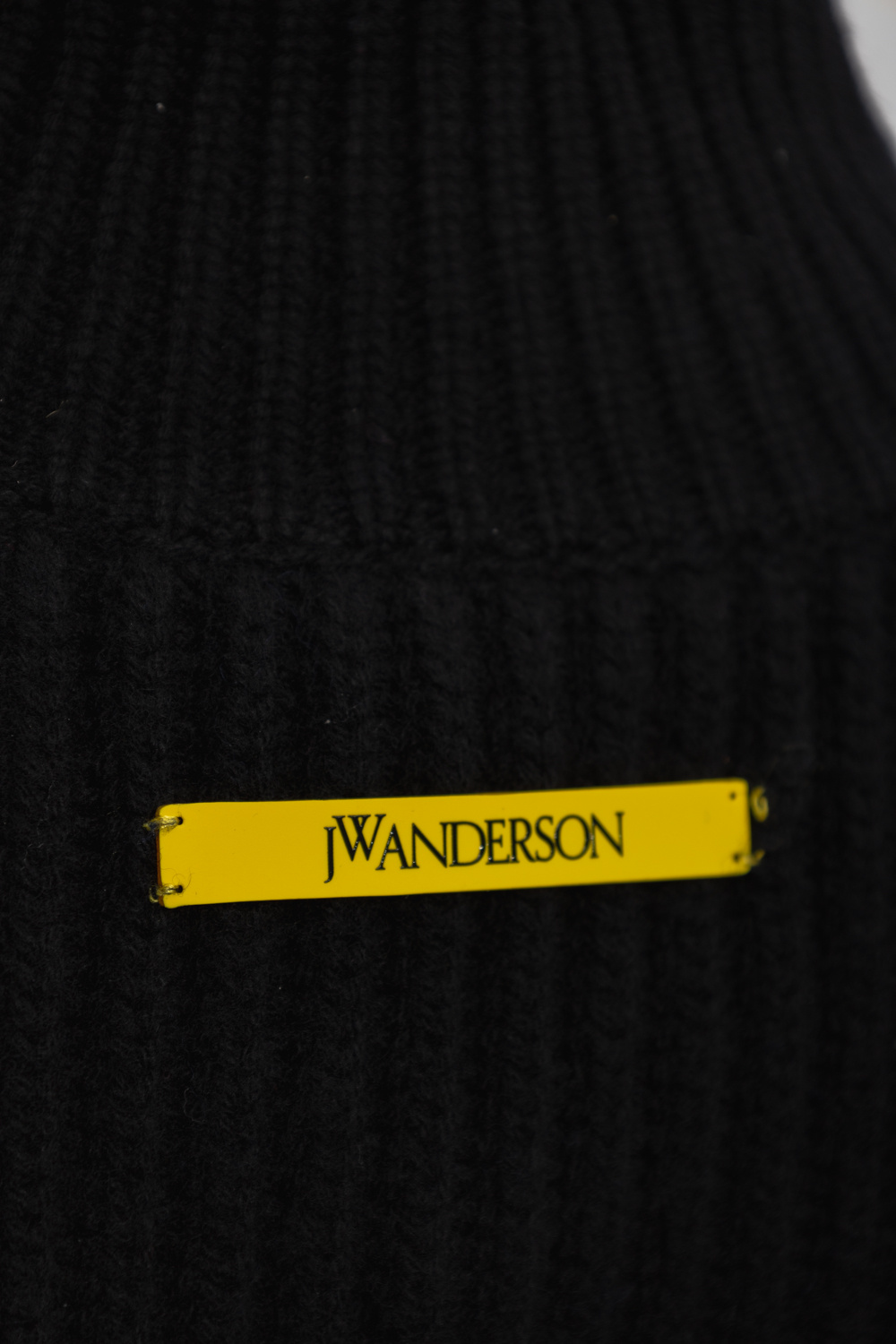 JW Anderson Emporio Armani Kids logo-print striped shirt
