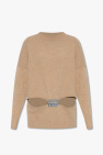 JW Anderson beige Sweater with cut-outs