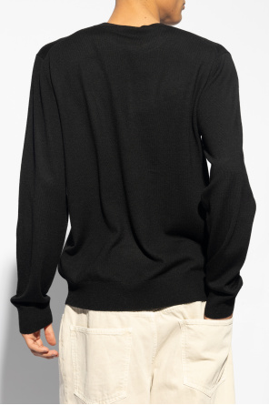 JW Anderson Wool con sweater with logo