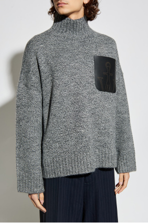 JW Anderson Jersey de lana con cuello alto