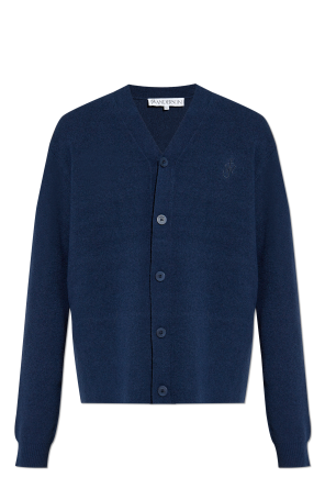 Cardigan with logo