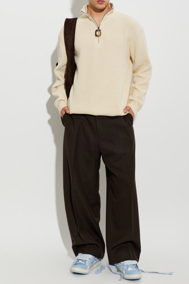JW Anderson Pullover mit Stehkragen