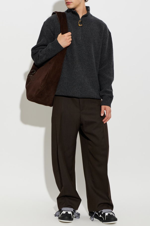 JW Anderson Pullover mit Stehkragen