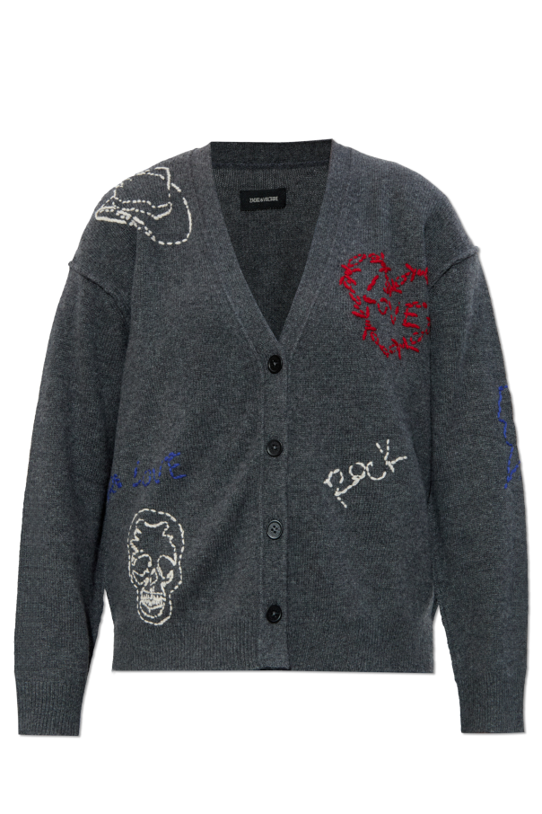 Cashmere cardigan ‘Mirkaz’ od Zadig & Voltaire