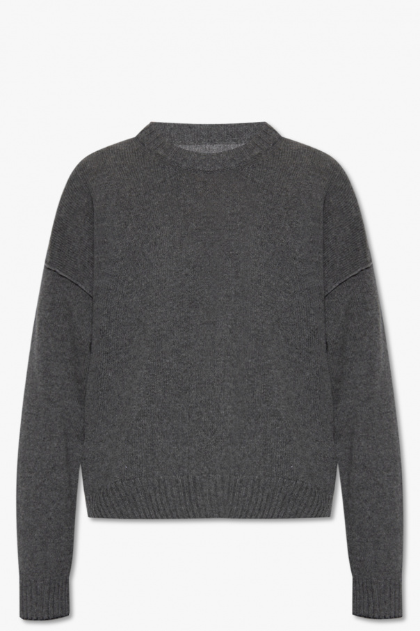 Marco De Vincenzo wavy-placket slim shirt ‘Markus’ cashmere sweater