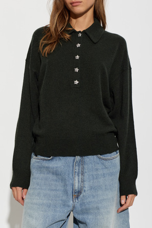 Zadig & Voltaire Kaszmirowe polo ‘Soula’