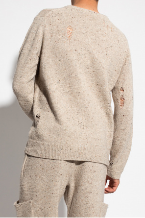 Helmut Lang Genesis sweater with holes