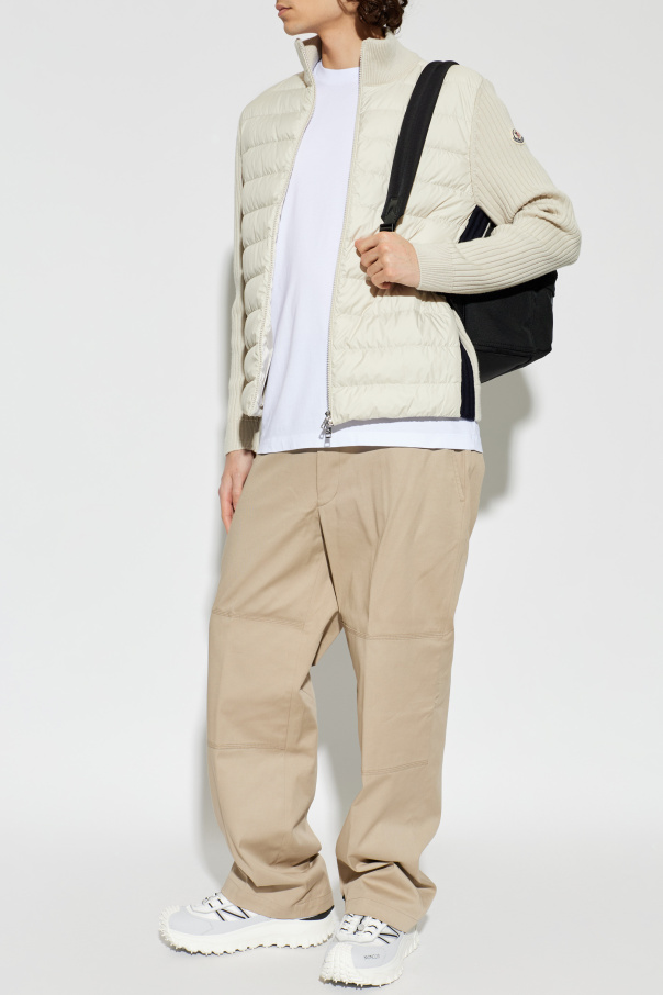 Moncler Cardigan with quilted front