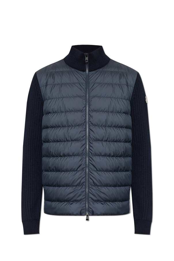 Cardigan with down front od Moncler