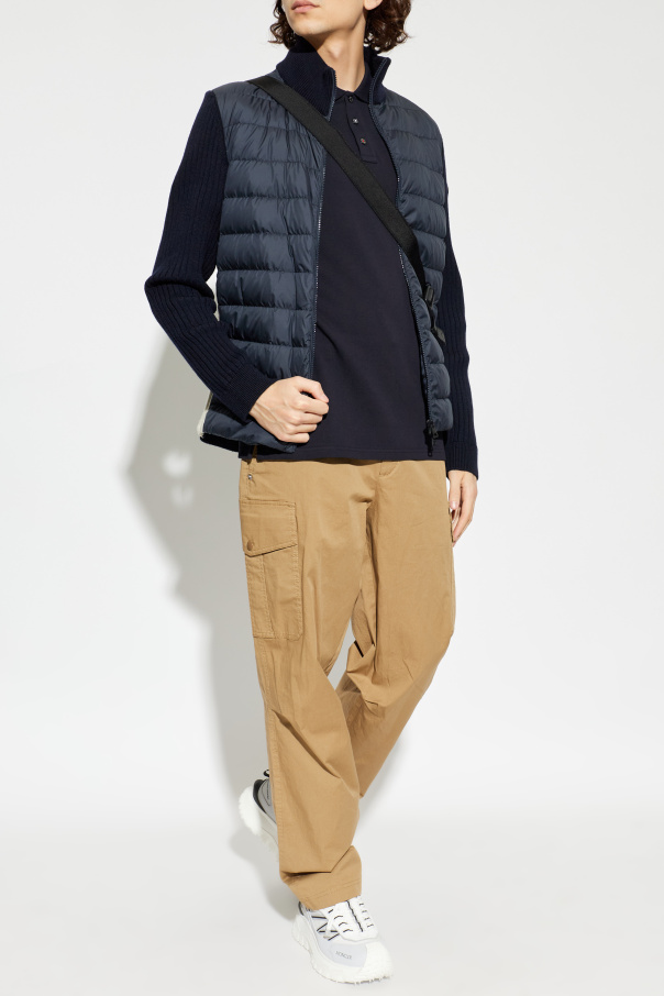 Moncler Cardigan with down front