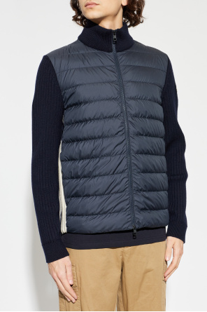 Moncler Cardigan with down front