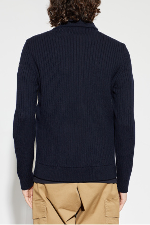 Moncler Cardigan with down front