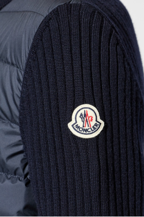 Moncler Cardigan with down front