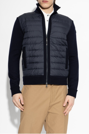 Moncler Cardigan with quilted front
