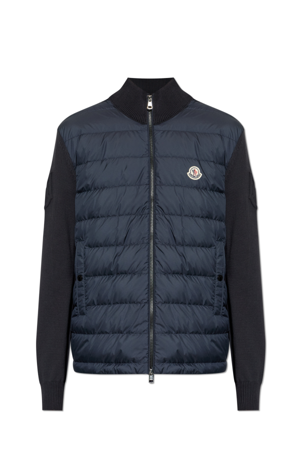 Cardigan with down front od Moncler
