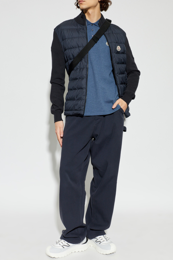 Moncler Cardigan with down front